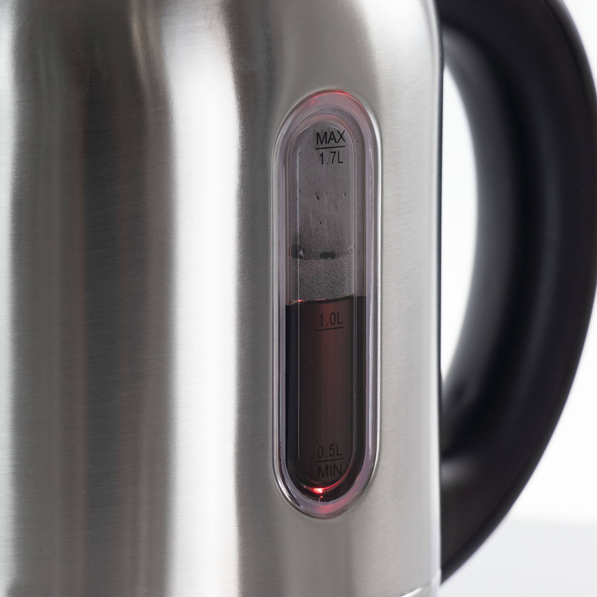 MegaChef 1.7L Stainless Steel Electric Tea Kettle With 5 Preset Temps
